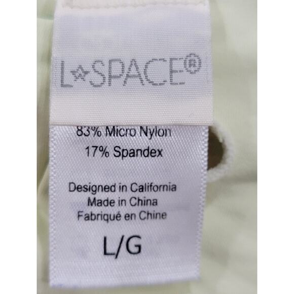 L Space Playa Bikini Swimsuit Women's Size‎ Large Daisy Diamond Two Piece Floral - Picture 15 of 15